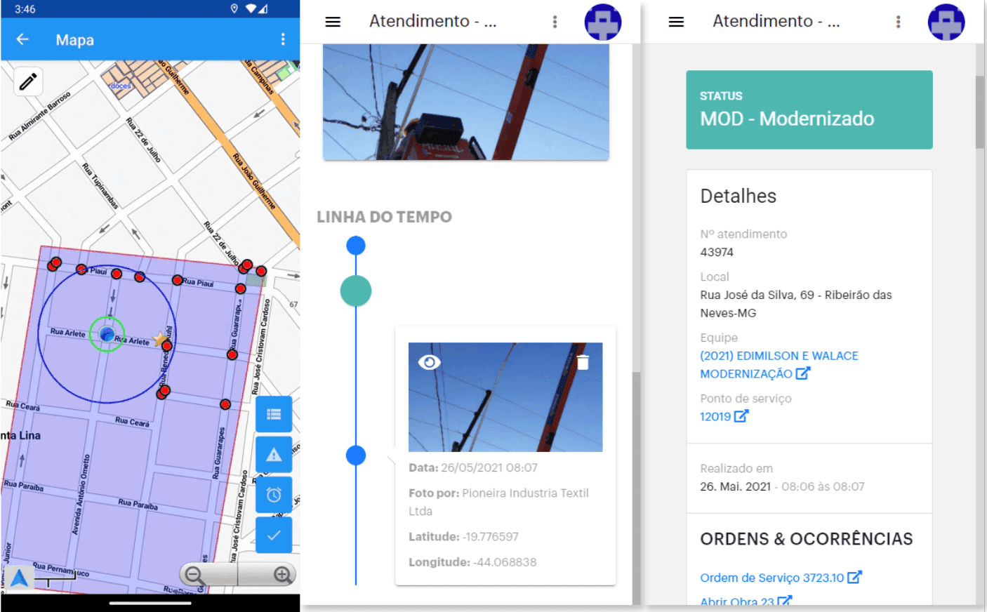 Vea la Plataforma Exati en Acción - App Móvil para Equipos de Campo