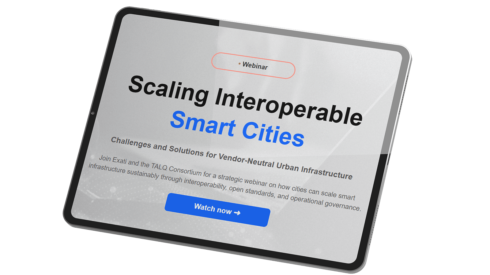 Webinar — Exati & TALQ Consortium