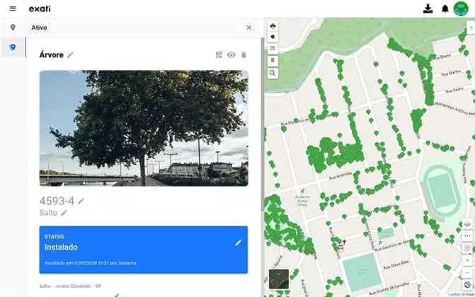 tela-do-sistema-exati-mostrando-arvore-cadastrada-com-foto-localização